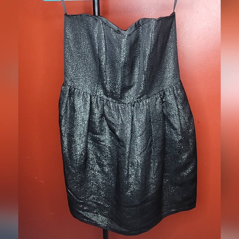 Tara Jarmon Womens Strapless Black Dress  Size 42
